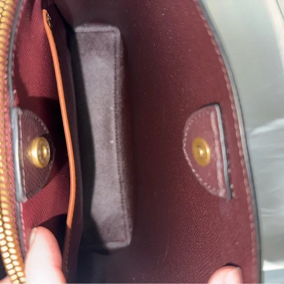 COACH C3916 Willow Bucket Bag Black Polished Pebble Leather Crossbody Shoulder - Picture 5 of 8